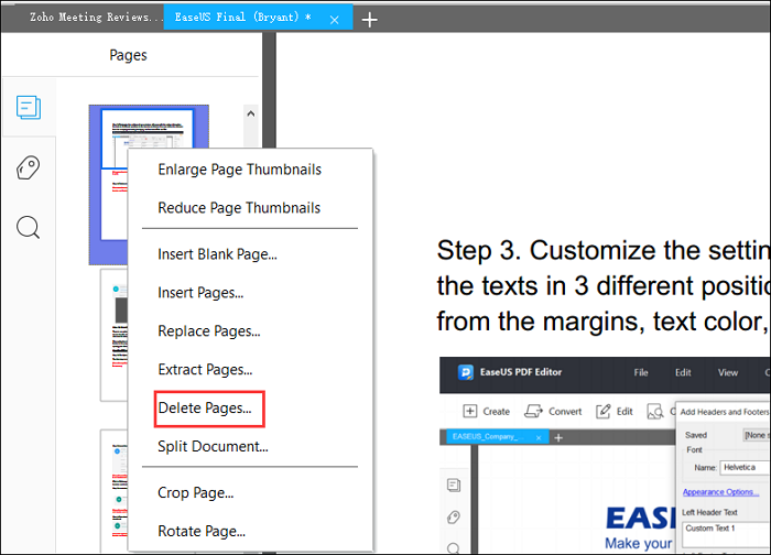 pdf expert delete page