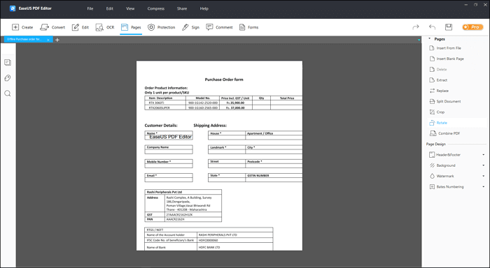 how to reduce page size of a pdf doc