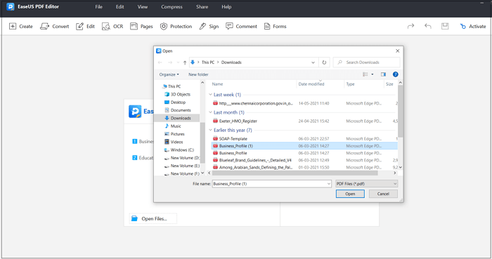 how to open pdf on windows