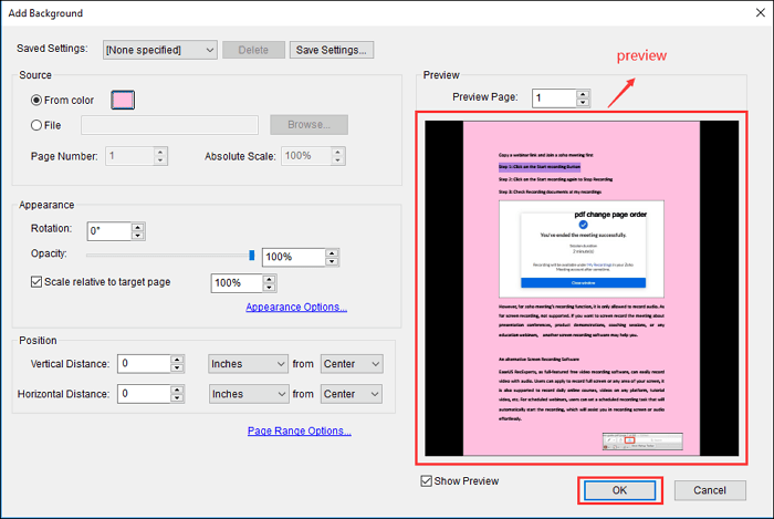 Preview PDF files