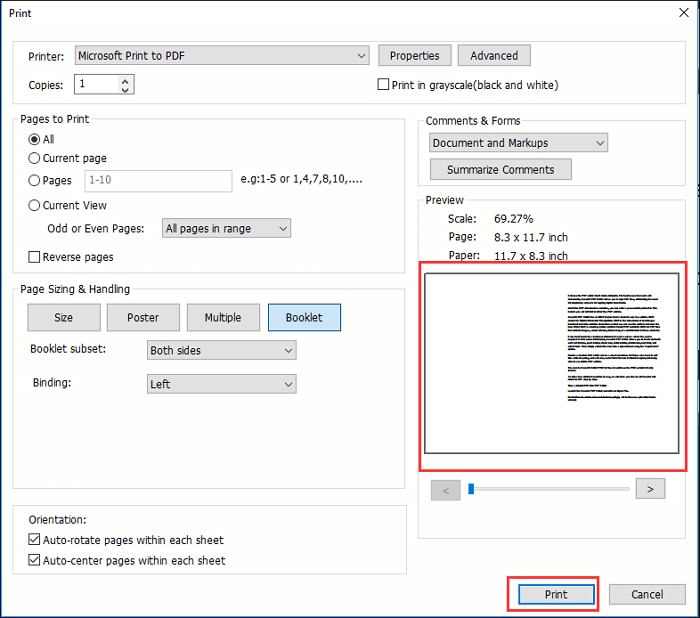 How To Print Pdfs Into A Booklet