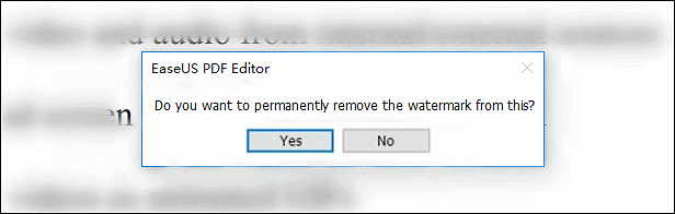 remove draft watermark pdf